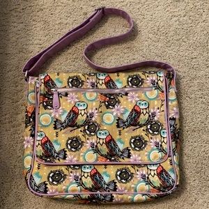 Sarah Watts owl print bag
